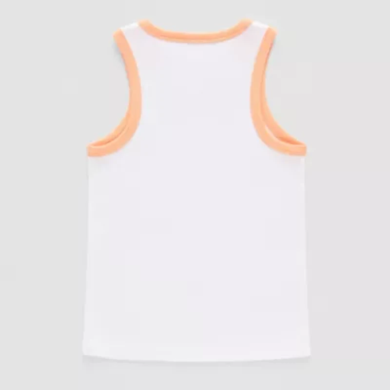 Thereabouts Little & Big Kid Girls Round Neck Sleeveless Tank Top