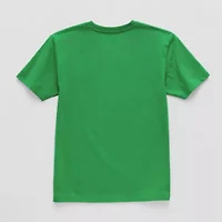 Little & Big Kid Boys Crew Neck Short Sleeve Regular Fit Minecraft Graphic T-Shirt