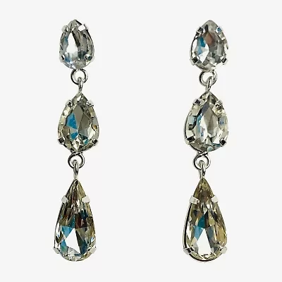 Bijoux Bar Bijoux Bar Womens Glass Pear Drop Earrings