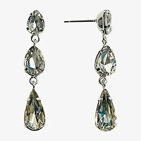 Bijoux Bar Bijoux Bar Womens Glass Pear Drop Earrings