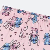 Disney Collection Girls Lilo & Stitch Rib 2-pc. Big Kids Pajama Sets