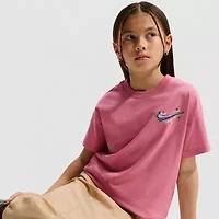 Nike Big Kid Girls Crew Neck Short Sleeve Regular Fit Graphic T-Shirt