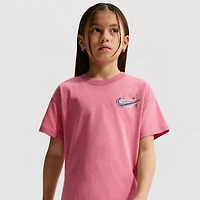 Nike Big Kid Girls Crew Neck Short Sleeve Regular Fit Graphic T-Shirt