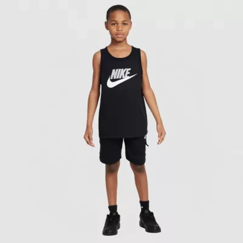 Nike Big Kid Unisex Crew Neck Sleeveless Active Tank Top