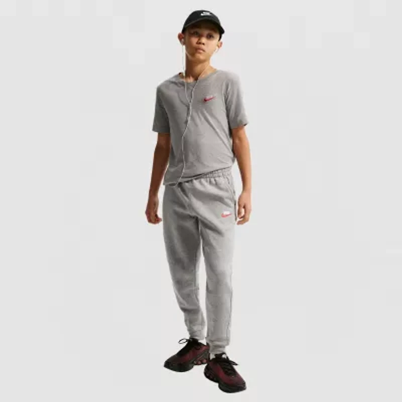 Nike Little & Big Kid Unisex Crew Neck Short Sleeve Regular Fit Graphic T-Shirt