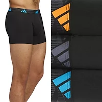 adidas Mens 3 Pack Stretch Fabric Trunks 5161768