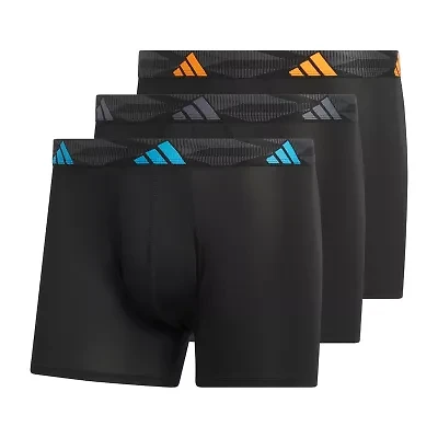 adidas Mens 3 Pack Stretch Fabric Trunks 5161768