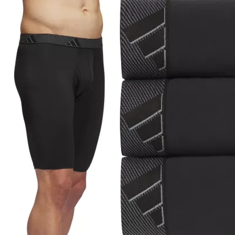 adidas Mens 3 Pack Boxer Briefs