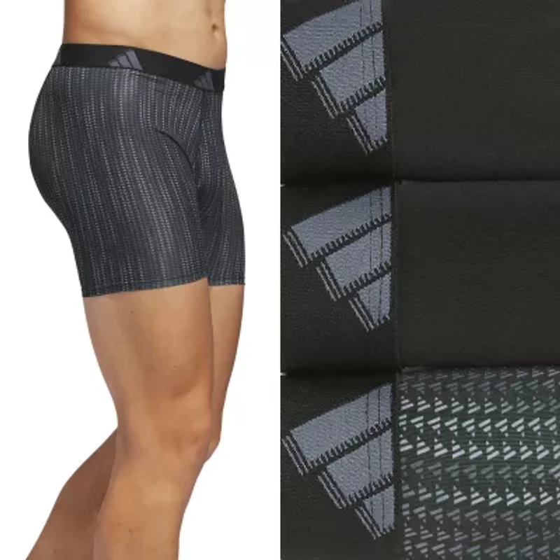 adidas Mens 3 Pack Boxer Briefs