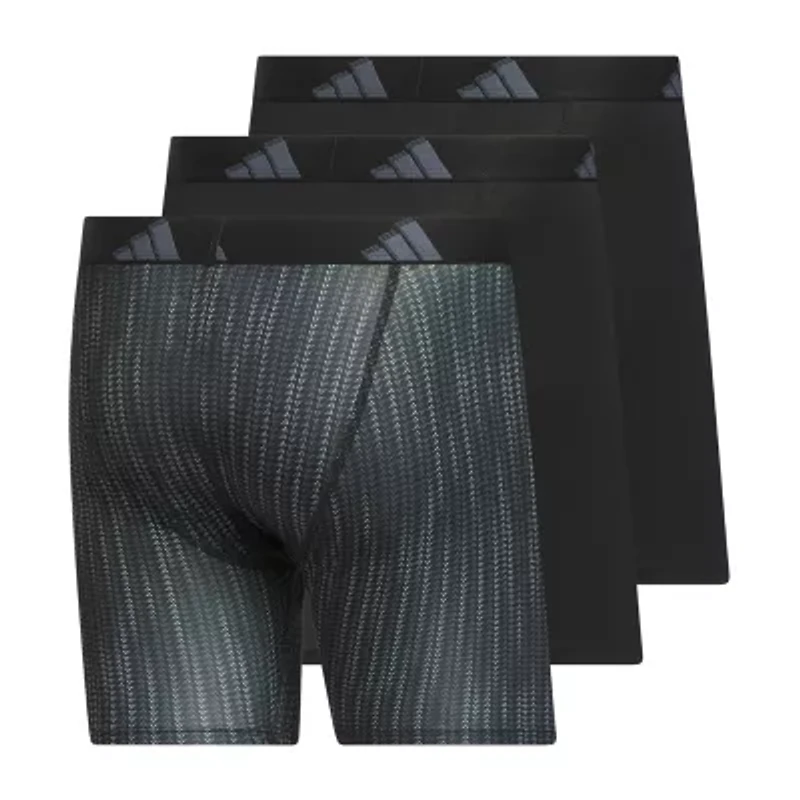 adidas Mens 3 Pack Boxer Briefs