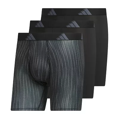 adidas Mens 3 Pack Boxer Briefs
