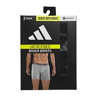 adidas Mens 3 Pack Boxer Briefs