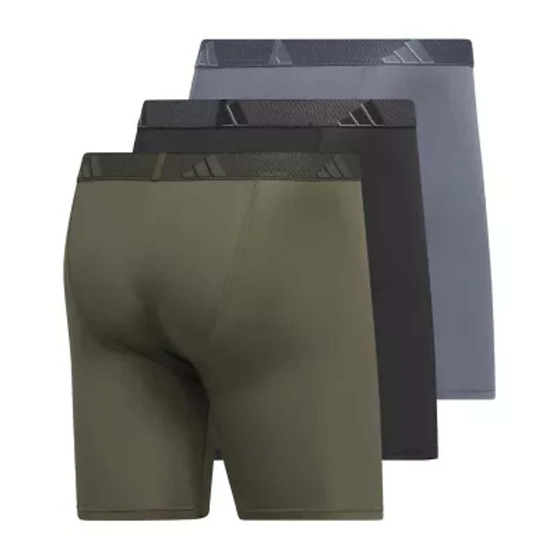 adidas Mens 3 Pack Boxer Briefs 5158590