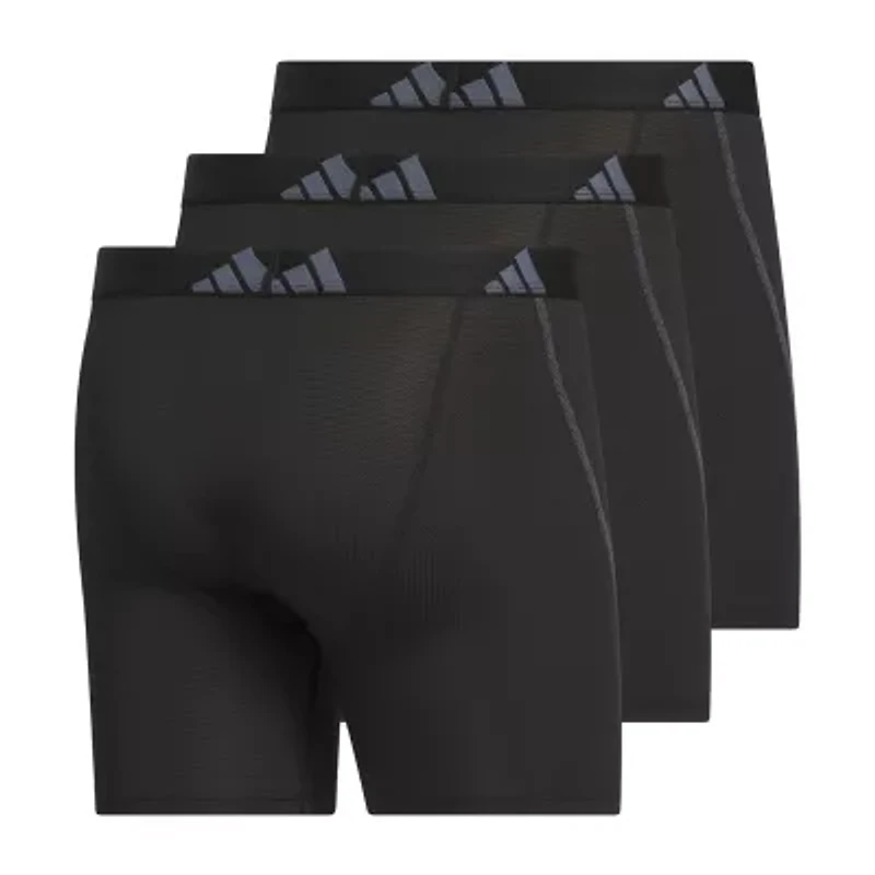 adidas Mens 3 Pack Boxer Briefs