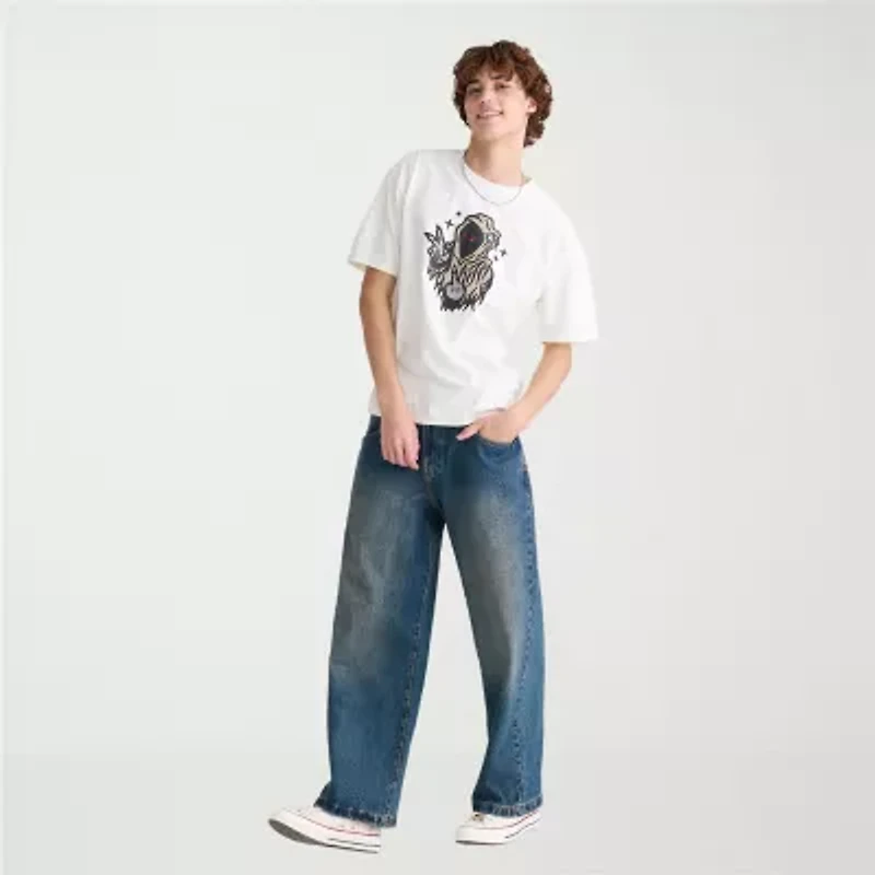 AEROPOSTALE Mens Crew Neck Short Sleeve Classic Fit Graphic T-Shirt