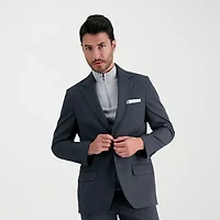 Haggar JMH Tailored Windowpane Mens Stretch Fabric Modern Fit Suit Jacket