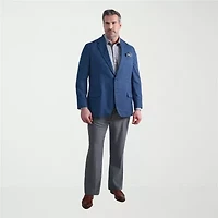 Haggar JMH Mens Big and Tall Geometric Stretch Fabric Classic Fit Sport Coat
