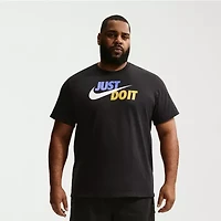 Nike Just Do It Mens Crew Neck Short Sleeve Active Big and Tall T-Shirt
