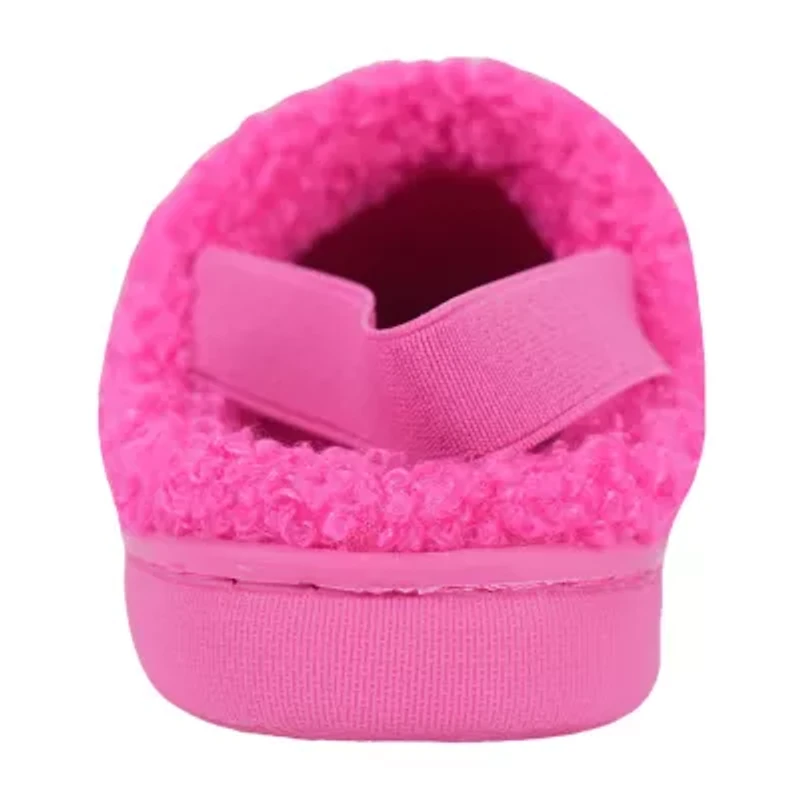 Faux Fur Toddler Girls Barbie Slip-On Slippers