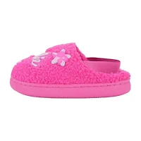 Faux Fur Toddler Girls Barbie Slip-On Slippers