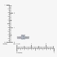 G / Vs2-Si1) Womens 1/2 CT. T.W. Lab Grown White Diamond 10K Gold Side Stone Bridal Set