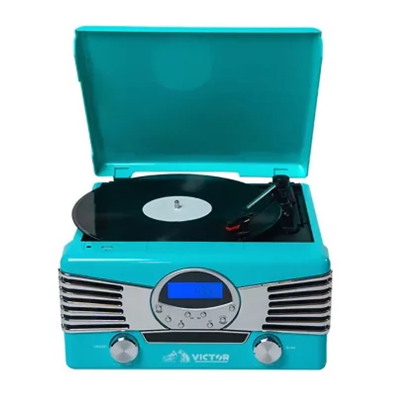 Victor Diner 7-In-1 Music Center Turntable