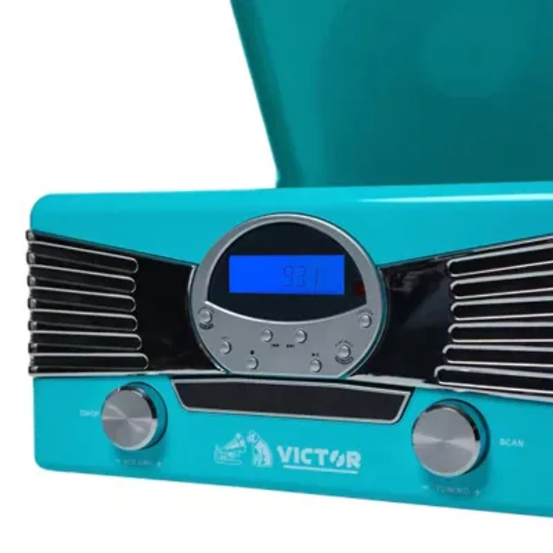 Victor Diner 7-In-1 Music Center Turntable