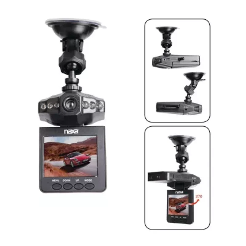 naxa® Portable Hd Video Dash Cam
