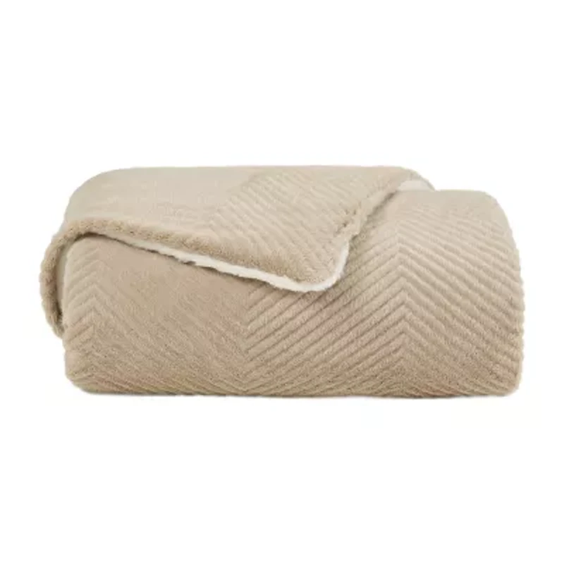 Brooklyn Loom Lush Chevron Throw