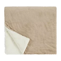 Brooklyn Loom Lush Chevron Throw