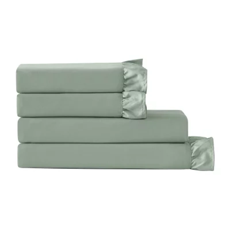 Truly Soft Solid Ruffle Sheet Set