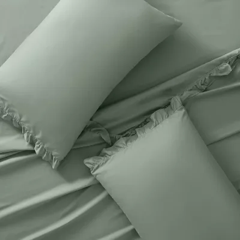 Truly Soft Solid Ruffle Sheet Set