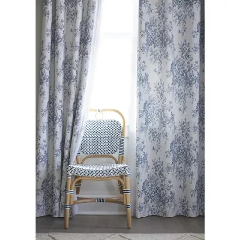 Linden Street Sullivan Printed Grommet Top Blackout Single Curtain Panel