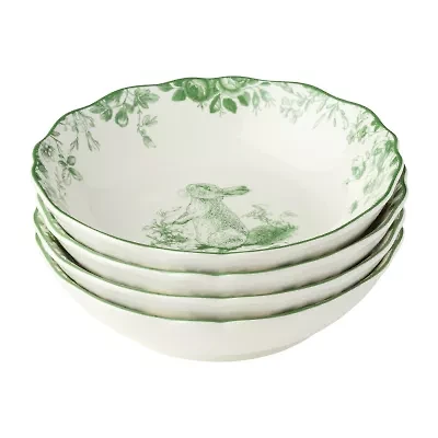 Certified International Le Jardin 4-pc. Stoneware Soup Bowl