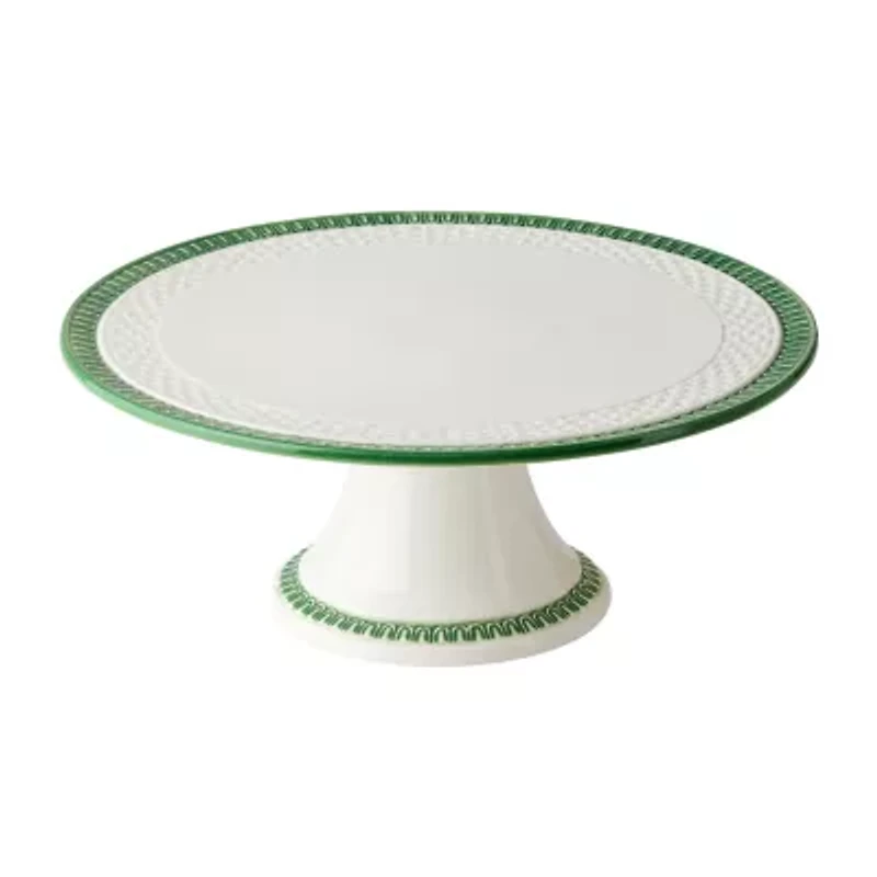 Certified International Le Jardin Cake Plate