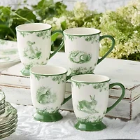 Certified International Le Jardin 4-pc. Animal Coffee Mug