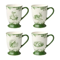Certified International Le Jardin 4-pc. Animal Coffee Mug