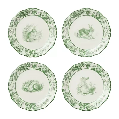 Certified International Le Jardin 4-pc. Stoneware Salad Plate