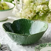 Certified International Le Jardin Cabbage Stoneware Serving Bowl