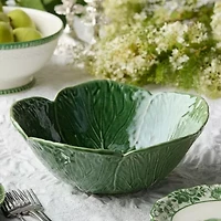Certified International Le Jardin Cabbage Stoneware Serving Bowl