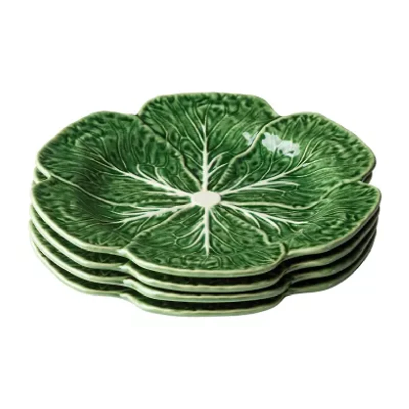 Certified International Le Jardin Cabbage 4-pc. Stoneware Dinner Plate