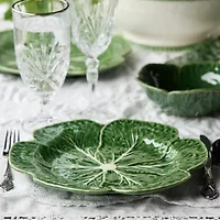 Certified International Le Jardin Cabbage 4-pc. Stoneware Dinner Plate