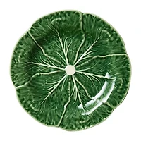 Certified International Le Jardin Cabbage 4-pc. Stoneware Salad Plate