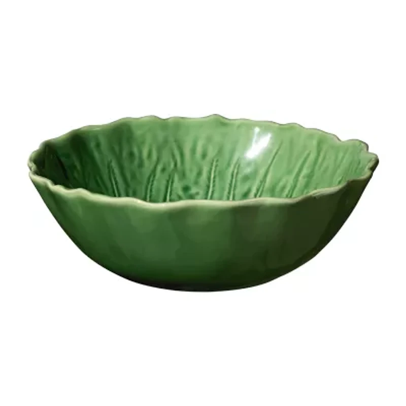 Certified International Le Jardin Cabbage 4-pc. Stoneware Soup Bowl