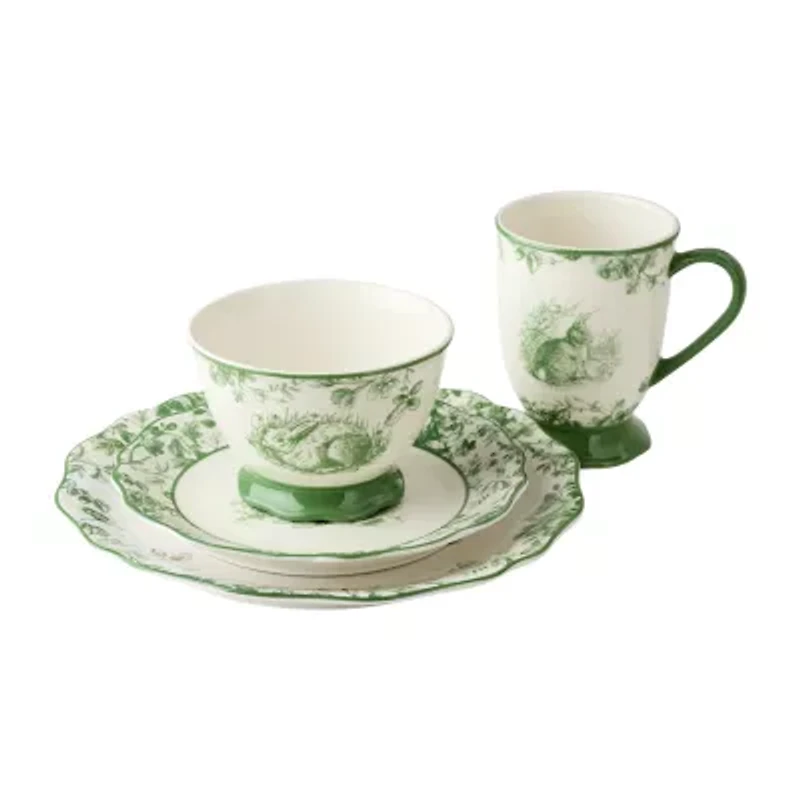 Certified International Le Jardin 16-pc. Stoneware Dinnerware Set