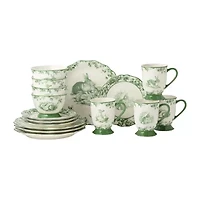 Certified International Le Jardin 16-pc. Stoneware Dinnerware Set