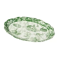 Certified International Le Jardin Stoneware Serving Platter