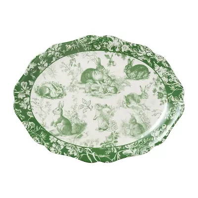 Certified International Le Jardin Stoneware Serving Platter