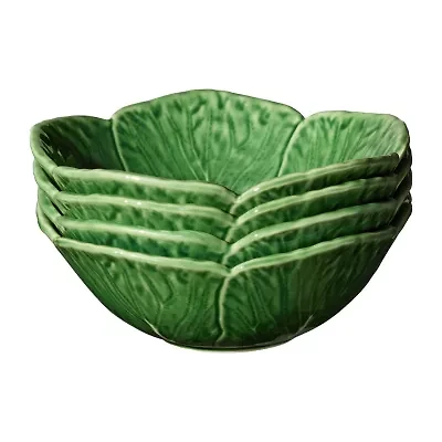 Certified International Le Jardin Cabbage 4-pc. Stoneware Ice Cream Bowl