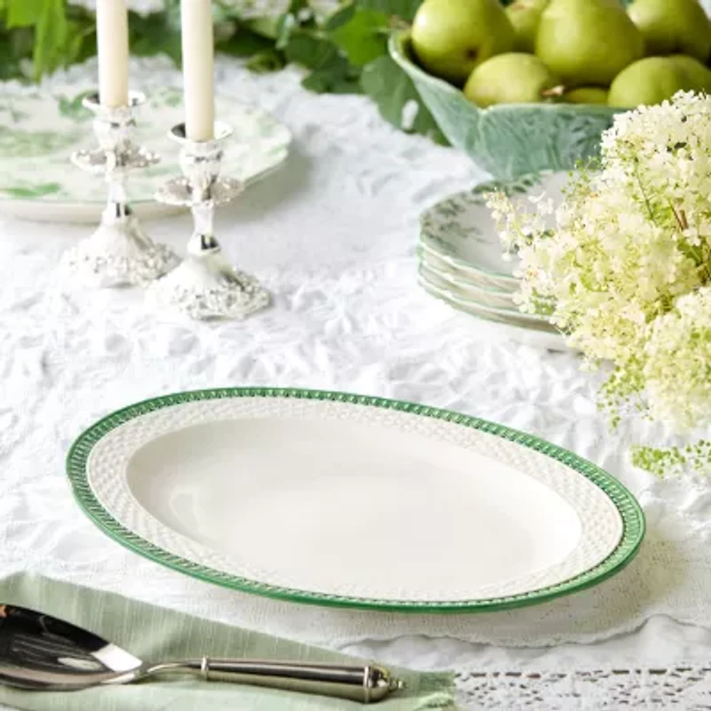 Certified International Le Jardin Stoneware Serving Platter